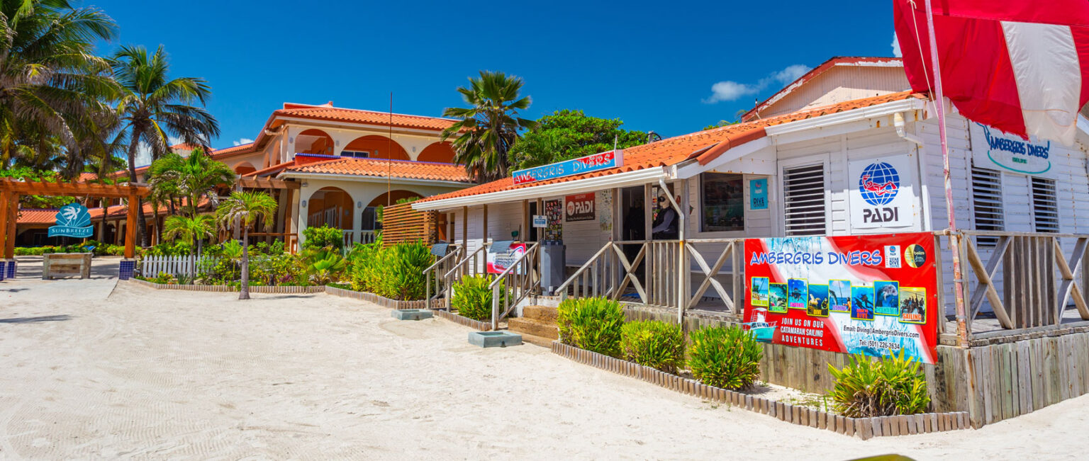 San Pedro Belize Dive Shop Ambergris Divers 5 star PADI Centre