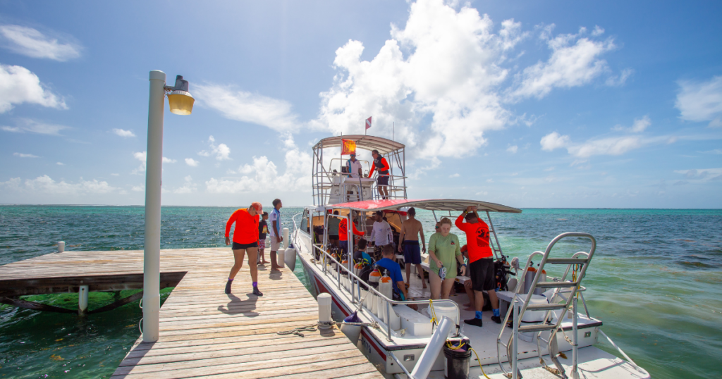 scuba dive package belize